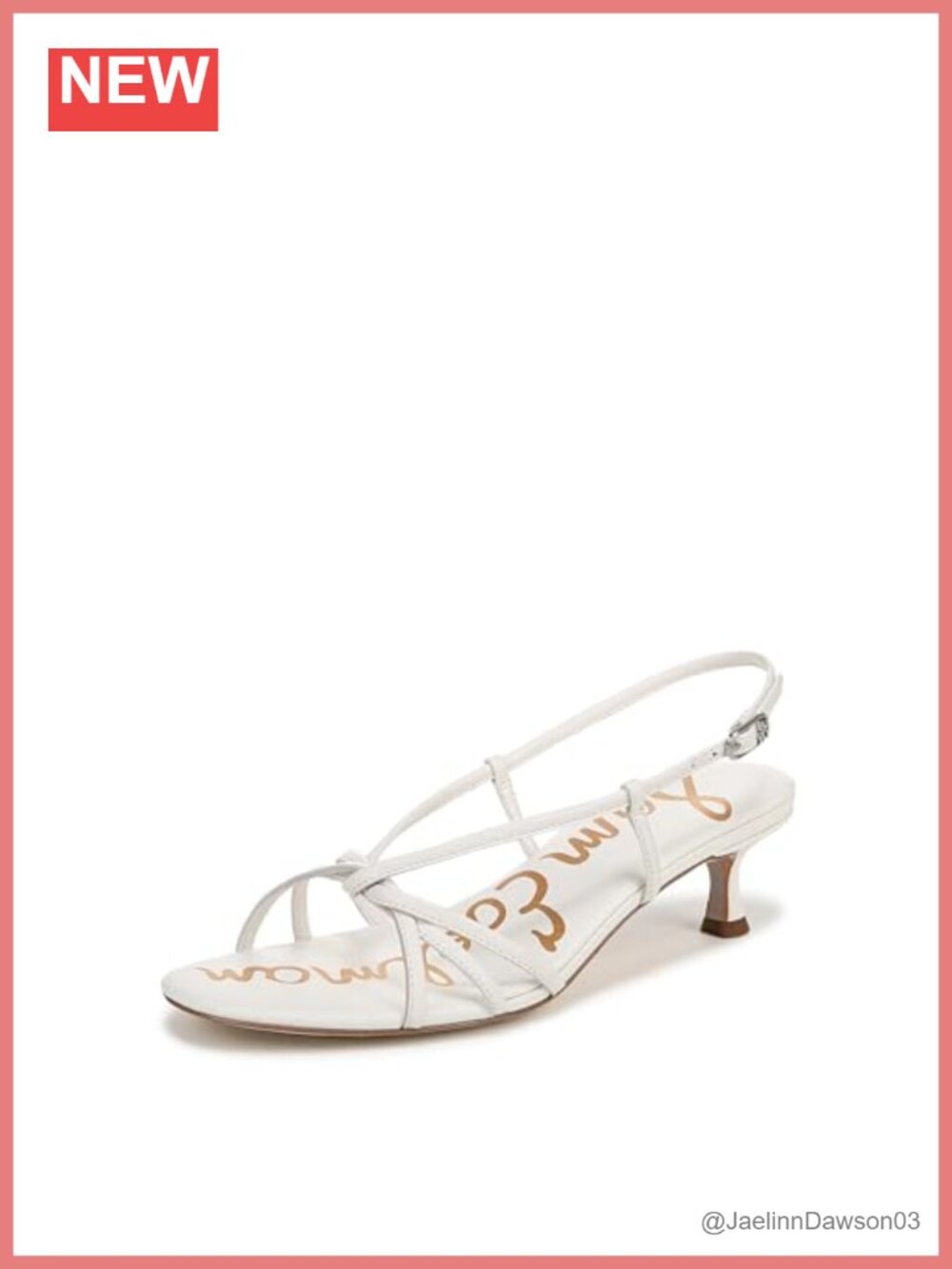 Sam Edelman Cressa Strappy Slingback Sandals Heeled Sandals Women's Dress